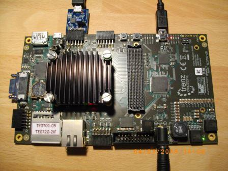 TE701 carrier board with TE0720-2IF Zynq module